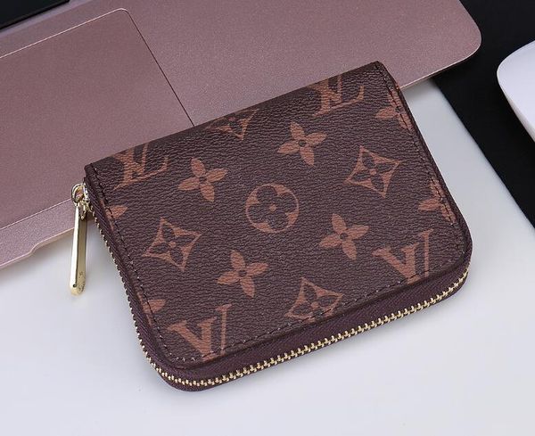 

New Vintage Men's Wallet Fine Bifold Brown PU Leather Cowskin Money Purse Wallet Wallet For Men Card Holder