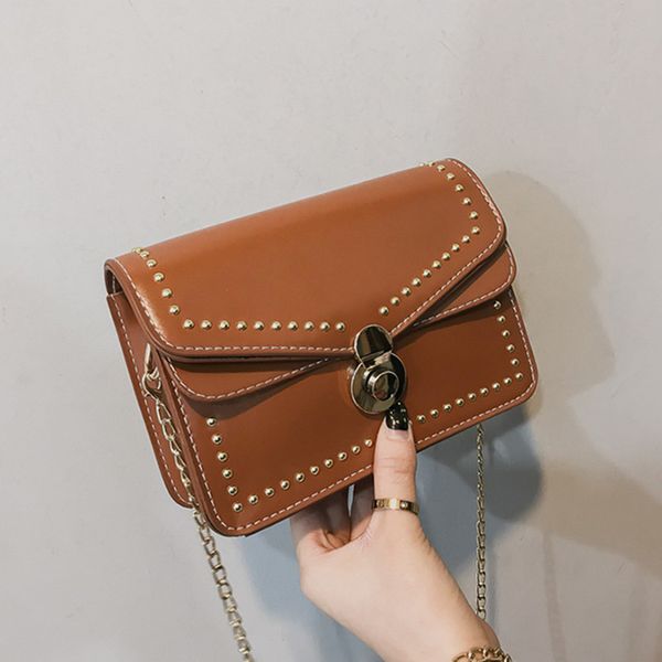 

ladies small square bag retro fashion bag 2020 shoulder women small chain diagonal cross