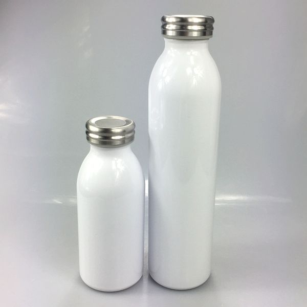

new sublimation 12oz 20oz milk bottle baby bottle water bottles for kids double walled stainless steel with leak proof lid
