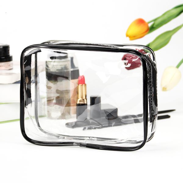 

designer makeup bag travel portable pvc transparent waterproof cosmetic bag women makeup toiletry bags makeup organizer case