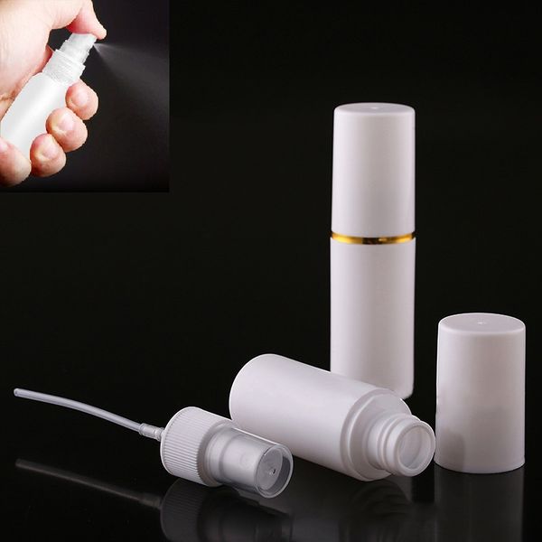 

empty white plastic spray bottle used for essential oil perfume e liquid bottle travel size 30ml 50ml 100ml