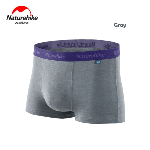

naturehike outdoor sport breathable perspiration antibacterial function men sports quick-drying underwear boxer shorts outdoor, Brown;gray