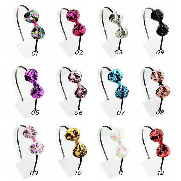 

мода блесток луки hairbands для девочек headwrap аксессуары для волос hairband девушки волос младенца обруча bands деревообрабатывающий, Slivery;white