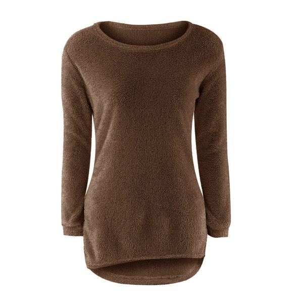 

womens fashion autumn winter sweater casual solid long sleeve jumper casual sweaters blouse, White;black
