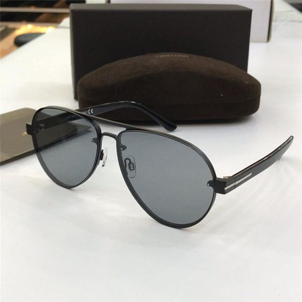 

new fashion designer sunglasses 622 pilot simple frame popular style uv400 lens protection eyewear, White;black