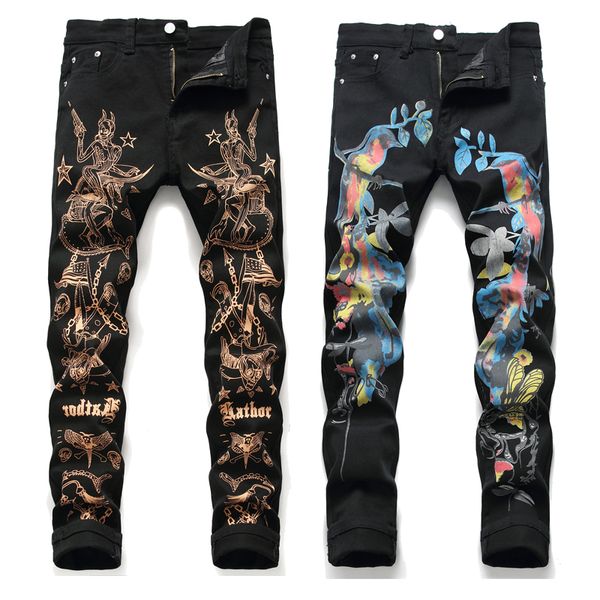 

men's 2020 luxury designer jeans skinny biker jeans de designer pour hommes diesel men levi men's jeans da uomo slim fit good qual, Blue