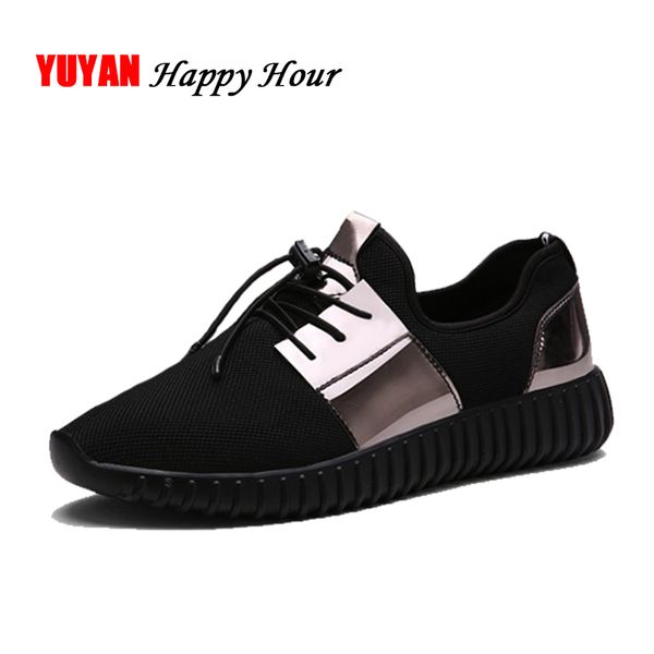 

new 2019 spring autumn breathable paillette shoes women flats lace-up fashion womens casual shoes plus size 42 brand y099, Black