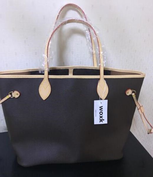 

woxk new fashion neverful bag women handbag with good quality bags gm/mm bag ing
