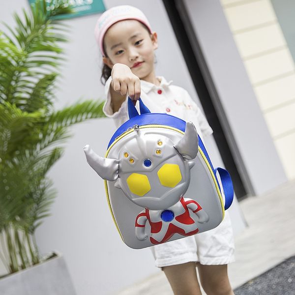 

kindergarten men's eggshell pc hard case children's cartoon computer backpack gift backpack cartoon gift, White