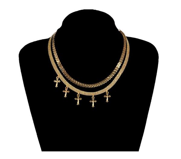 

мода двойной ожеѬеле кѬе кђлон ожеѬеле лђайне плава коѬокие да ђкѬае, Black