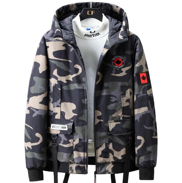 

chaquetas hombre mens winter jackets autumn and winter plus fertilizer cotton men's loose large size fat big coat clothing 10xl, Black