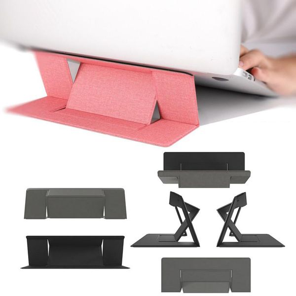 Portátil Invisible Titular Laptop ultrafino perfeitamente destacável Tablet suporte ajustável Notebook Riser Folding Bracket