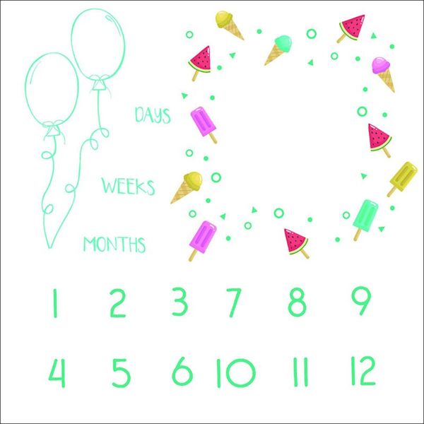 

milestone blanket newborn pgraphy props baby monthly blanket shower gifts a2ub