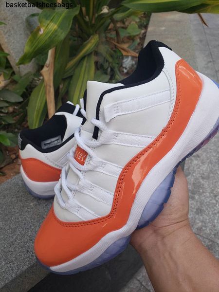 

white low 2019 orange new men 11 basketball shoes 11s xi sports sneakers trainers outdoor size 8-13 with box