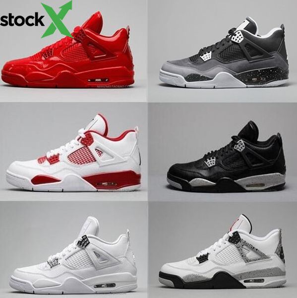 

2020 new travis 4 4s mens basketball shoes pure money royalty white cement black cat bred fire red mens trainers sports sneakers shoes
