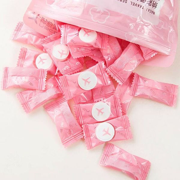 

100pcs solid cotton magic disposable compressed face towel travel nonwoven towel useful