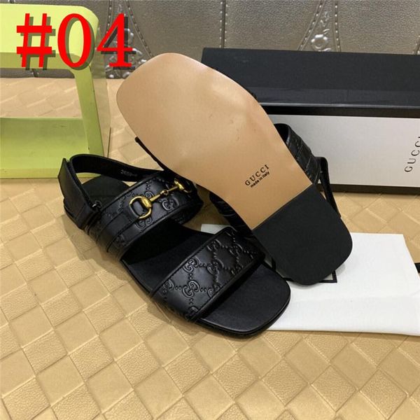 

20fw casual shoes flat 2018 soft slides black brown slip on slippers beach flip flop designer runway men sandals leather summer white con19, Blue;gray