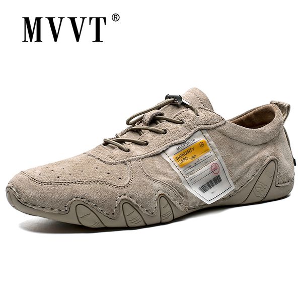 

size 46 suede leather shoes men classic ocs casual shoes men flats walking lace-up man footwear, Black