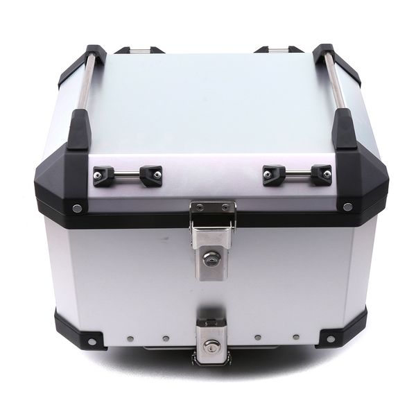 

40l 50l 60l universal motorcycle rear toolbox trunk storage tool box removable luggage helmet lock case waterproof accessories