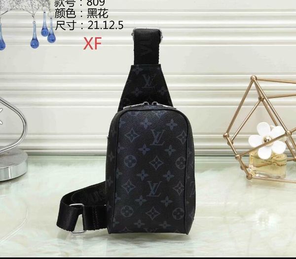 

2019 &#76ouis &#86uitton New Men's Brassiere Slant Single Shoulder Brassiere Front Bag Leisure Bag Small Backpack Men's Trendy Bag A1205