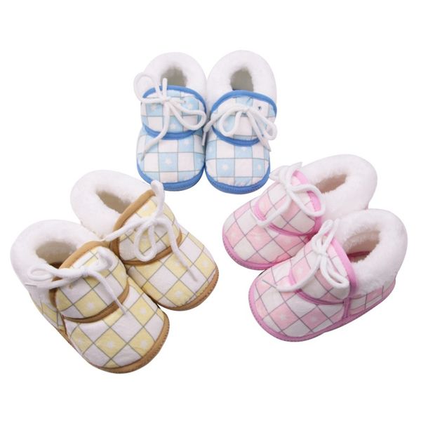 

0-12m cute baby shoes winter warm soft baby printing boots shoes cotton pinfant boys girls soft boots first walkers