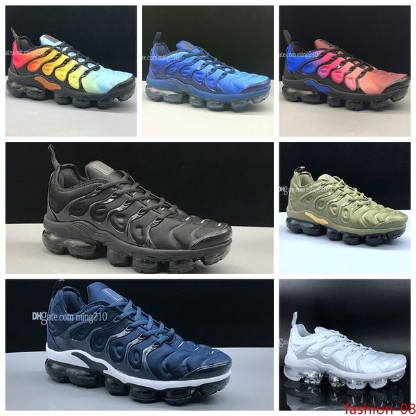 

2019 новое поступление tn shoes tn plus мужские женские кроссовки классический открытый tn черный белый спортивный шок кроссовки мужская обу