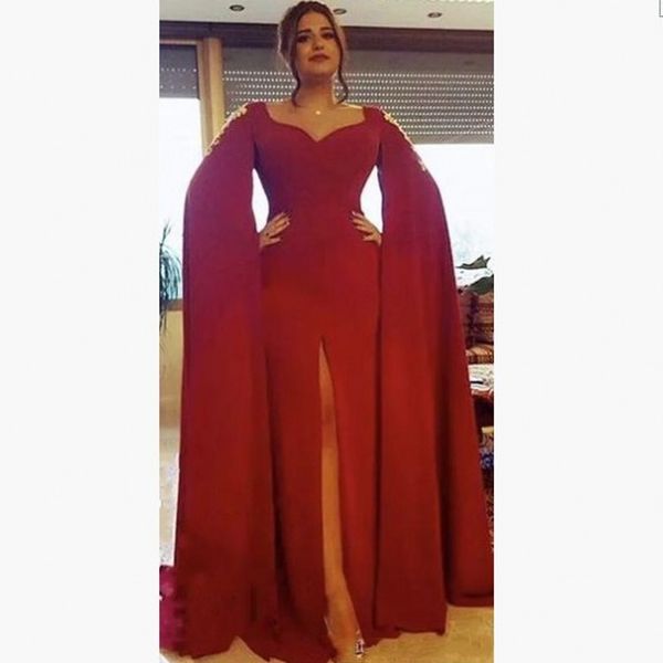 

long arabic prom evening dresses mermaid robe de soiree, Black