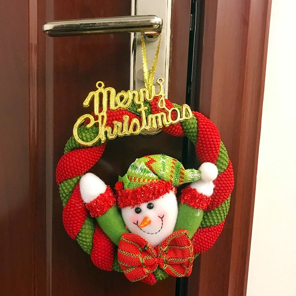 

christmas decoration for door tree wreaths garland hanging pendant window wall wreaths pine ornament new year gifts