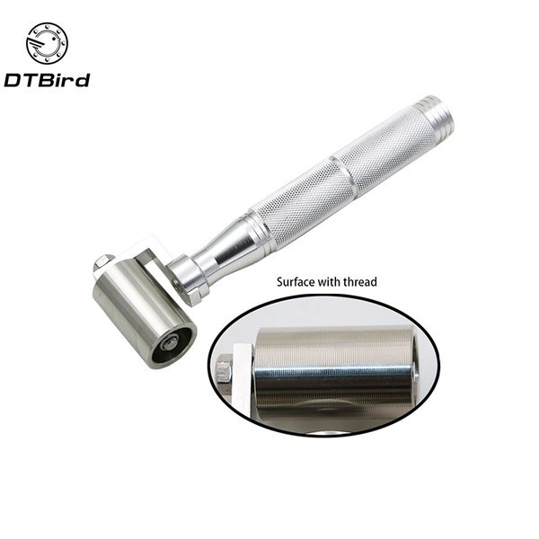 

34mm/40mm stainless steel flat pressure roller wallpaper apply hand tool w/ bimetallic bearing home wallpaper flat wheel