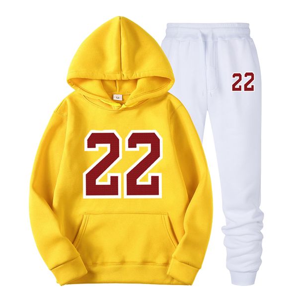 

2019 howllofty men's fashion hoodies set suits sweatshirt hit color red 22 new digital mens track suit set men clothes suit, Black