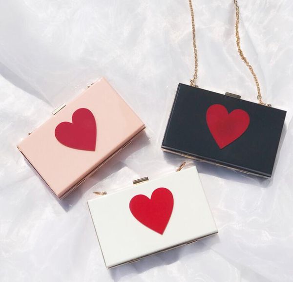 

designer women flap hangbag luxury lady chain shoulder bag fashion bright hearts bags simple bag