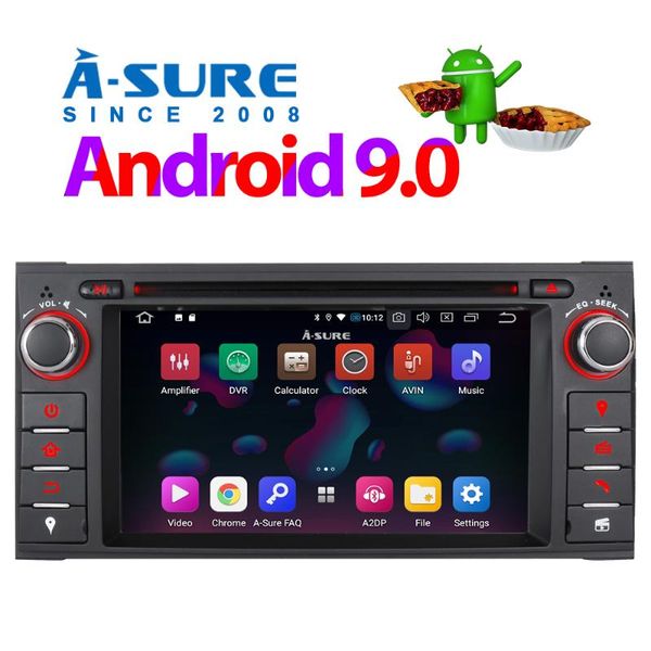 

a-sure car multimedia android 9.0 auto radio gps stereo dvd player navigation for commander grand ips dab+ bt car dvd