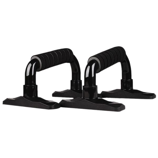 

1 pair push-ups stands classic delicate gym sports fitness equipments foam handle i-shaped muscle training push up bar