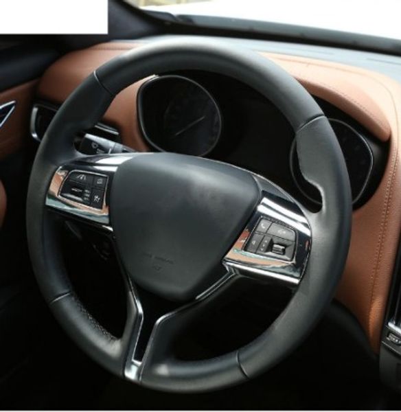 Grosshandel Fur Maserati Levante Fur Ghibli Fur Quattroporte 2016 Auto Styling Abs Lenkrad Taste Rahmen Abdeckung Trim Aufkleber Zubehor Von Libylili
