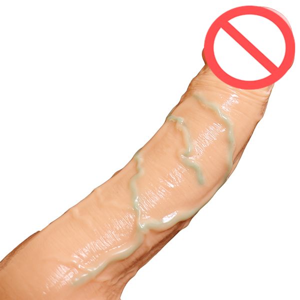 Pênis masculino flexível Dildo de silicone realista com ventosa vibrando big dick brinquedos sexuais para mulher masturbadores femininos