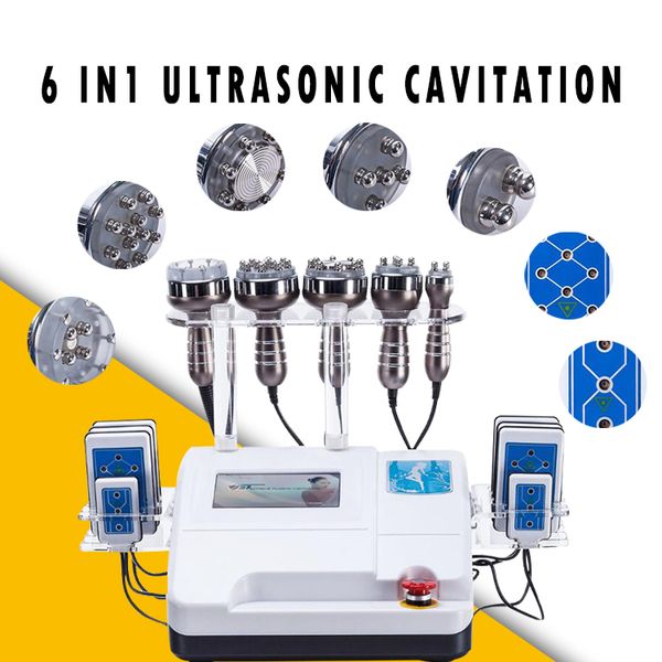 

2019 6in1 40k ultra onic cavitation rf vacuum uction body limming beauty machine ce dhl