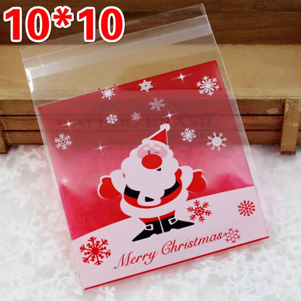 

100pcs christmas gift bags snack pouch xmas wedding party candy favour bags new