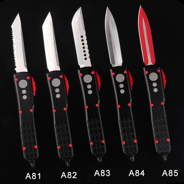 

Боевой тактический нож с ЧПУ 5 стилей с логотипом, автоматический нож с острием кинжала, автоматический складной нож, лезвие D2, алюминиевая ручка, двустороннее лезвие