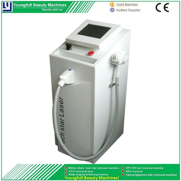 

professional facial hair removal device portable shr 810nm diode laser hair reduction clinic equipment ing, Black