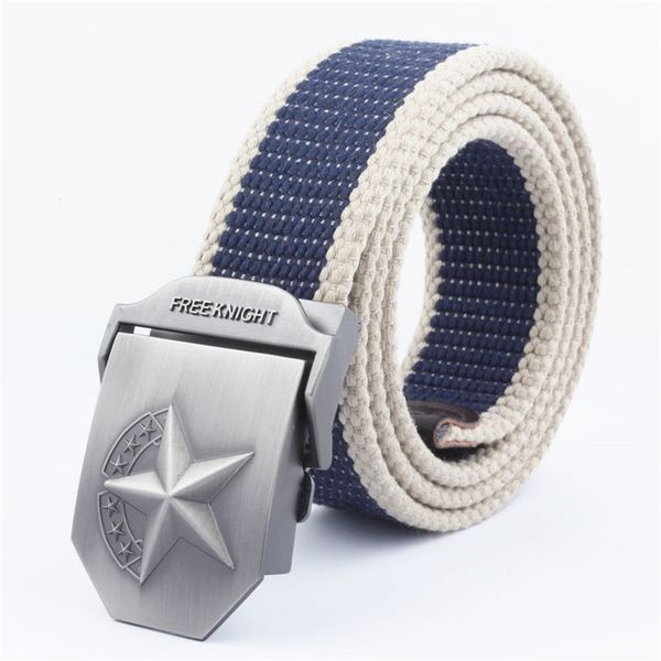 

seven star canvas belt for men automatic buckle casual braided belt weave outdoor leisure belt wear resistant selling, Black;brown