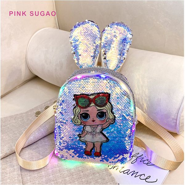 

pink sugao backpacks women brw backpack new fashion sequins travel bags beauty small backpack wholesales