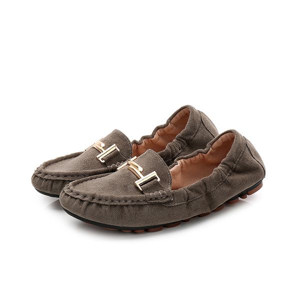 

women boat shoe 2020 fashion women's round toe flat shoes loafers woman casual female sneakers all-match, Black