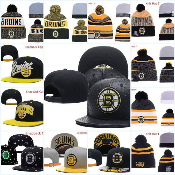 

брюинз snapback caps регулируемое hat черный белый красный серый брюинз knit hat хоккей шапочки шапочки, Black;white