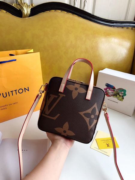 

Марка Petite Boite Chapeau дизайнер сумка женская обратная монограмма холст сумка круглая