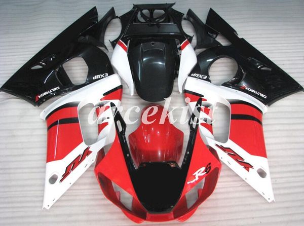 

4 подарки мотоцикл новый abs полный комплект обтекатели, пригодный для yamaha yzf-r6 1998 1999 2000 2001 2002 r6 98 99 00 01 02 набор тела п