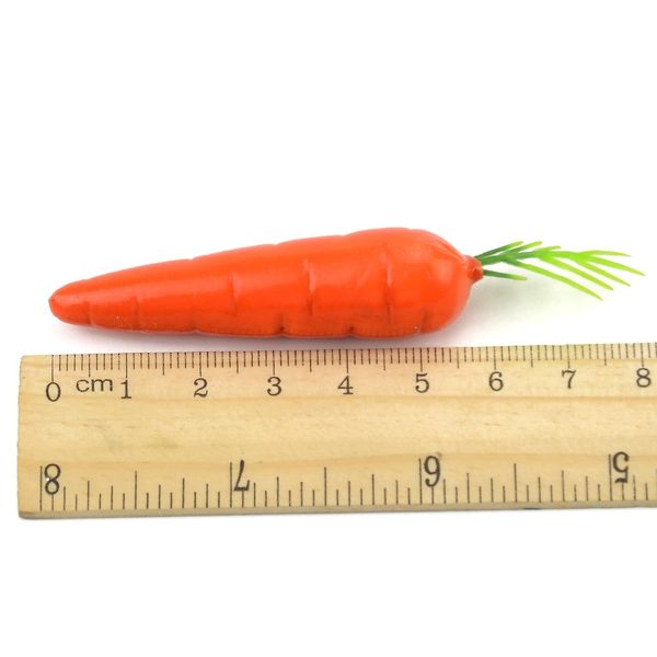 

10 pieces carrots mini artificial plastic foam carrot fruit and vegetable berry wedding christmas family kitchen decoratio