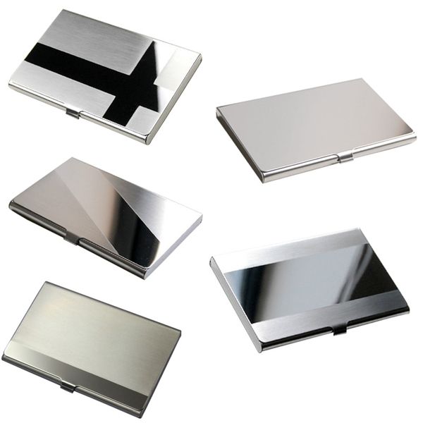 

Stainle teel card holder men bu ine id credit card holder ca e wallet ilver metal ca e cover