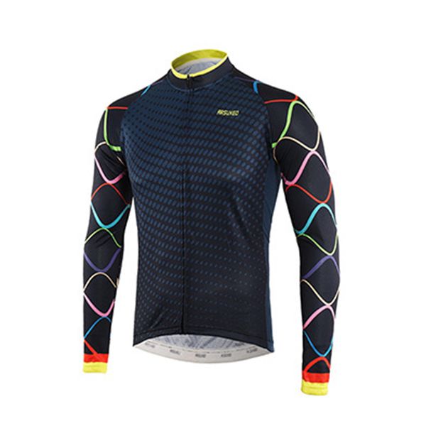 

mountain bike cycling jersey outdoor sports printed quick-drying spring, Black;red