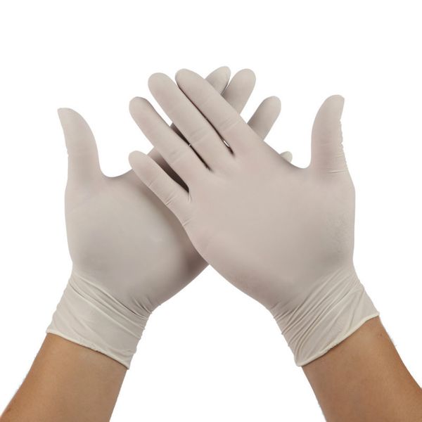 

100pcs/box disposable gloves hand clearing latex white disposable gloves keep household cleaning gloves fast ship, Blue;gray