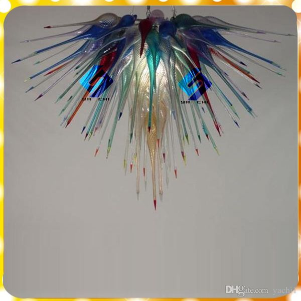 

zhongshan manufacturer mouth blown glass chandelier lightings mini house elegant style home lighting hand blown glass chandelier